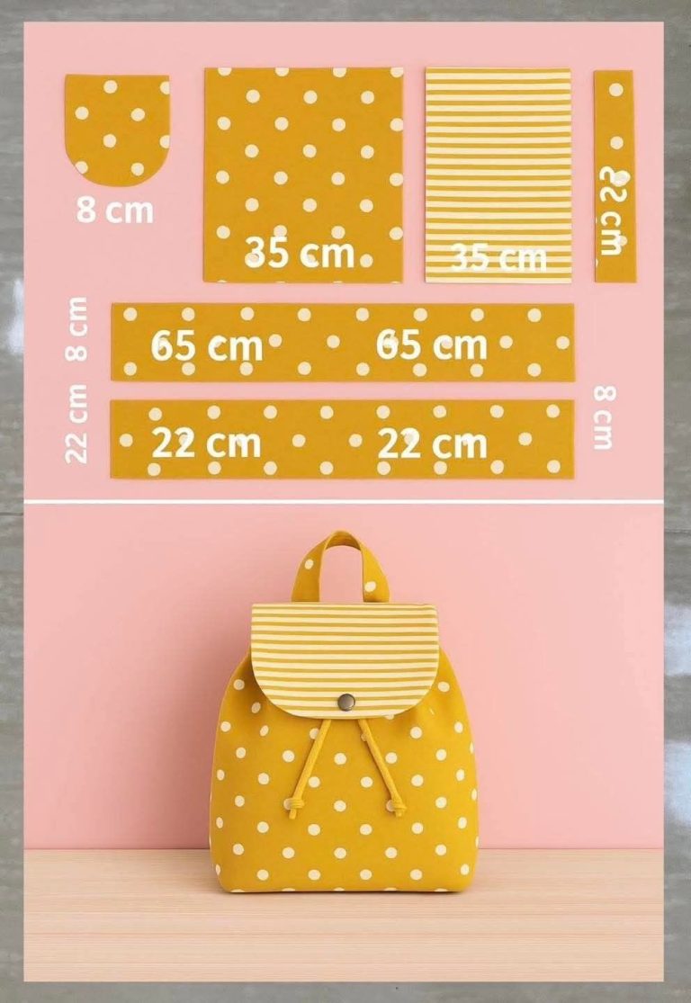 Fabric Backpack - Pattern